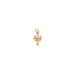 Gold Vintage Crystal Candelabra Charm