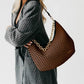 Sienna Slouchy Woven Shoulder Bag: 5 colors!