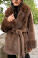 French Faux Fur Coat