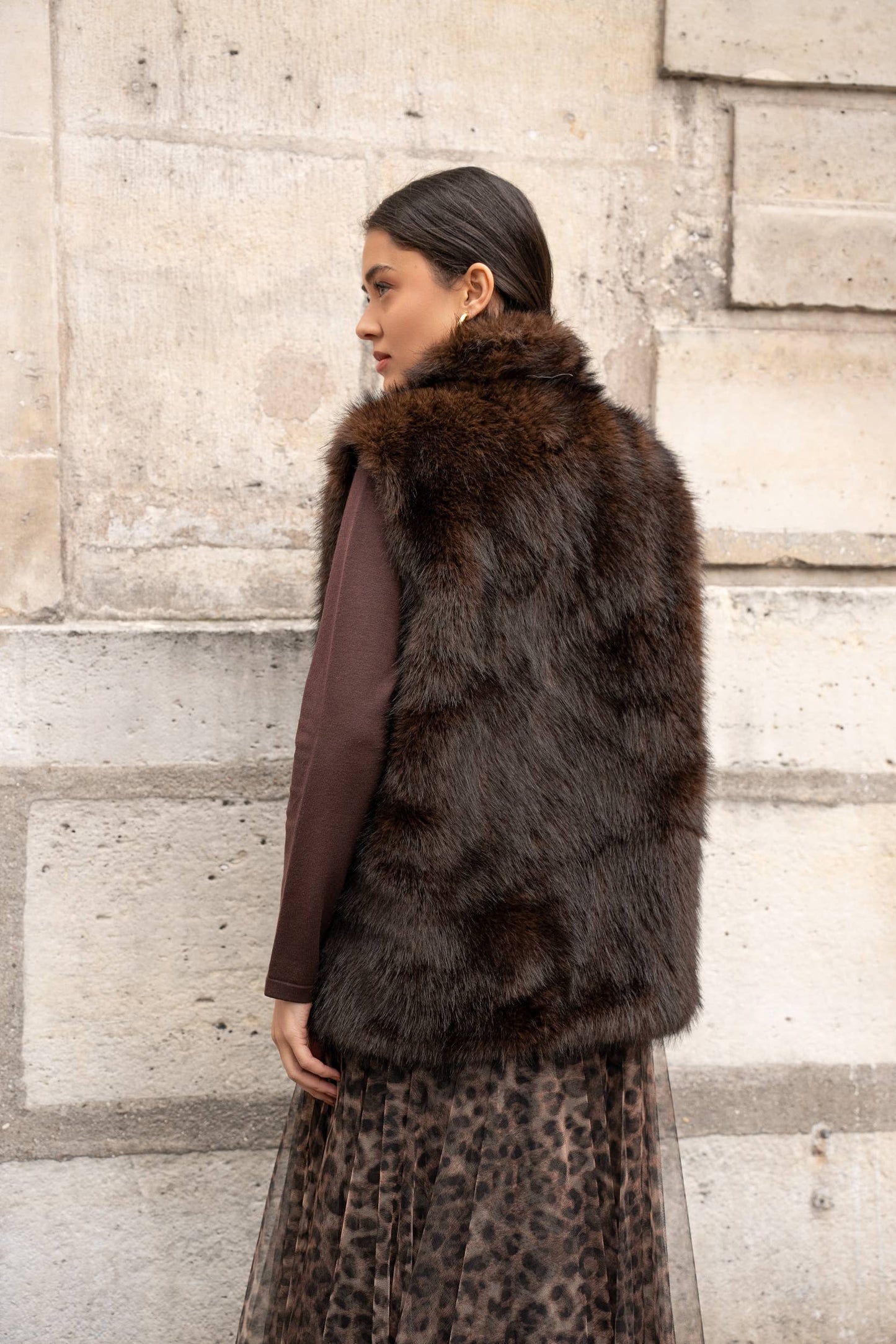 Oslo Faux Fur Vest