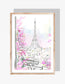 Rebecca Illustratged: Eiffel Tower in Bloom Print