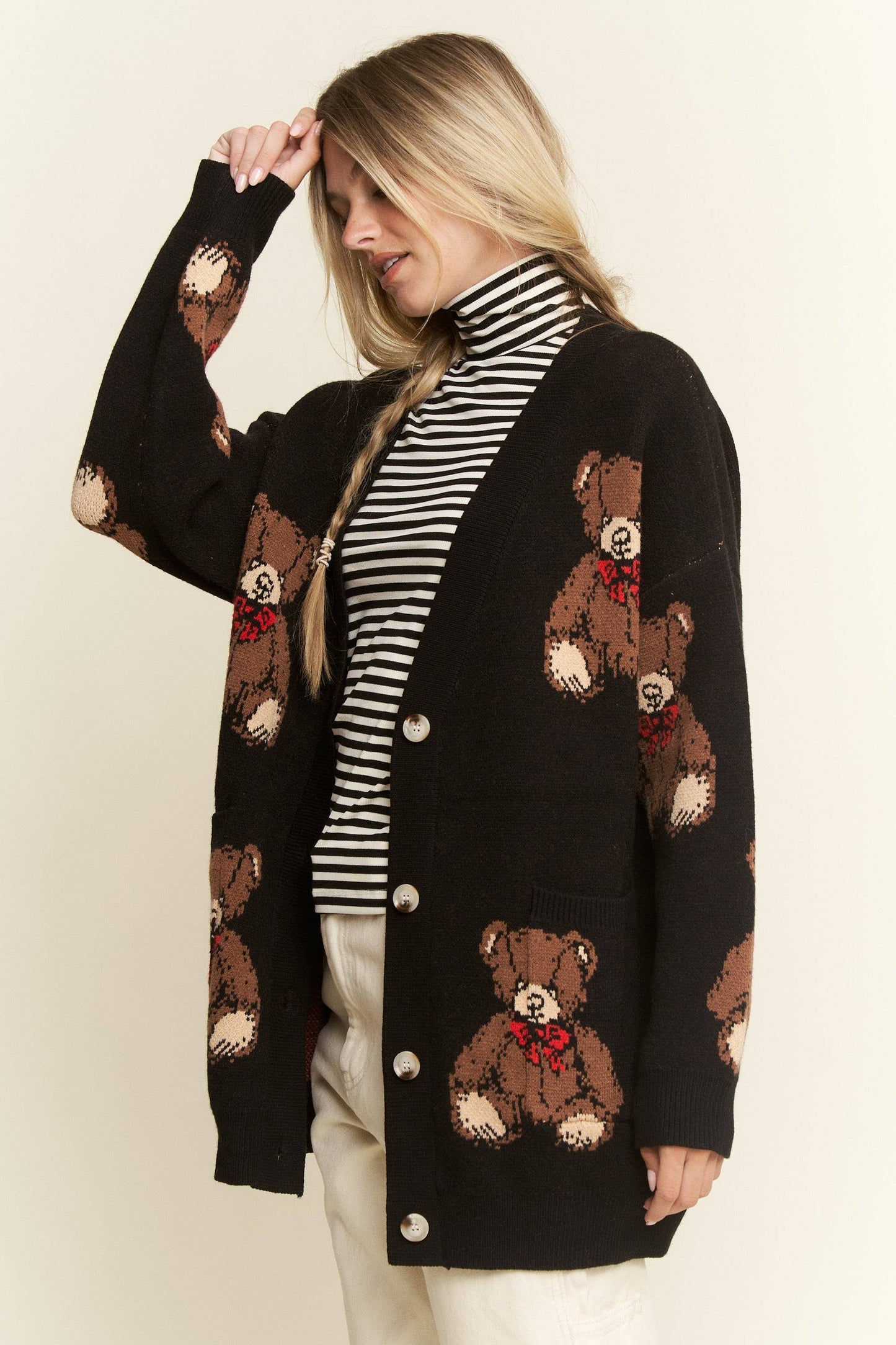 BEARY ADORABLE CARDIGAN