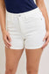 Judy Blue HW White Shorts