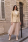 Gold Tweed & Sequin Blazer