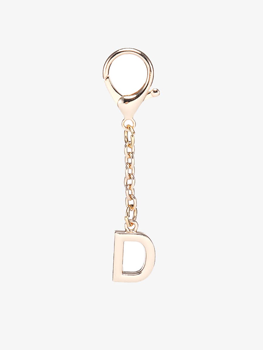 Letter Bag Charm