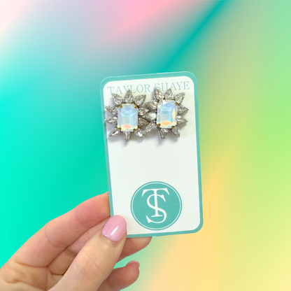 Crystal Spike Stud