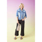 Everstretch Denim Jacket Fringe