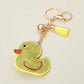 Studded Duck Tassel Bag Charm