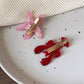 Adorable Lobster & Starfish Hair Clips, Marine Hair Accents