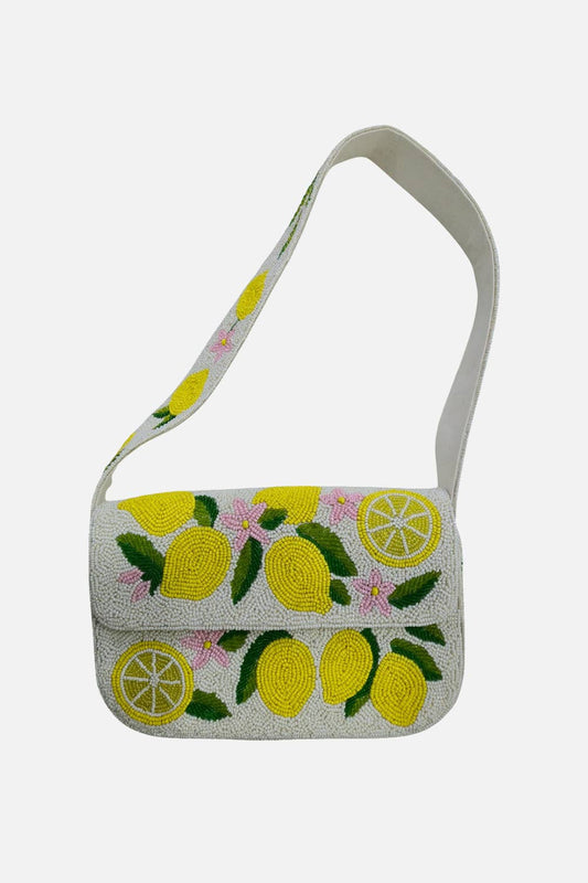 Limes Beaded Shoulder Bag
