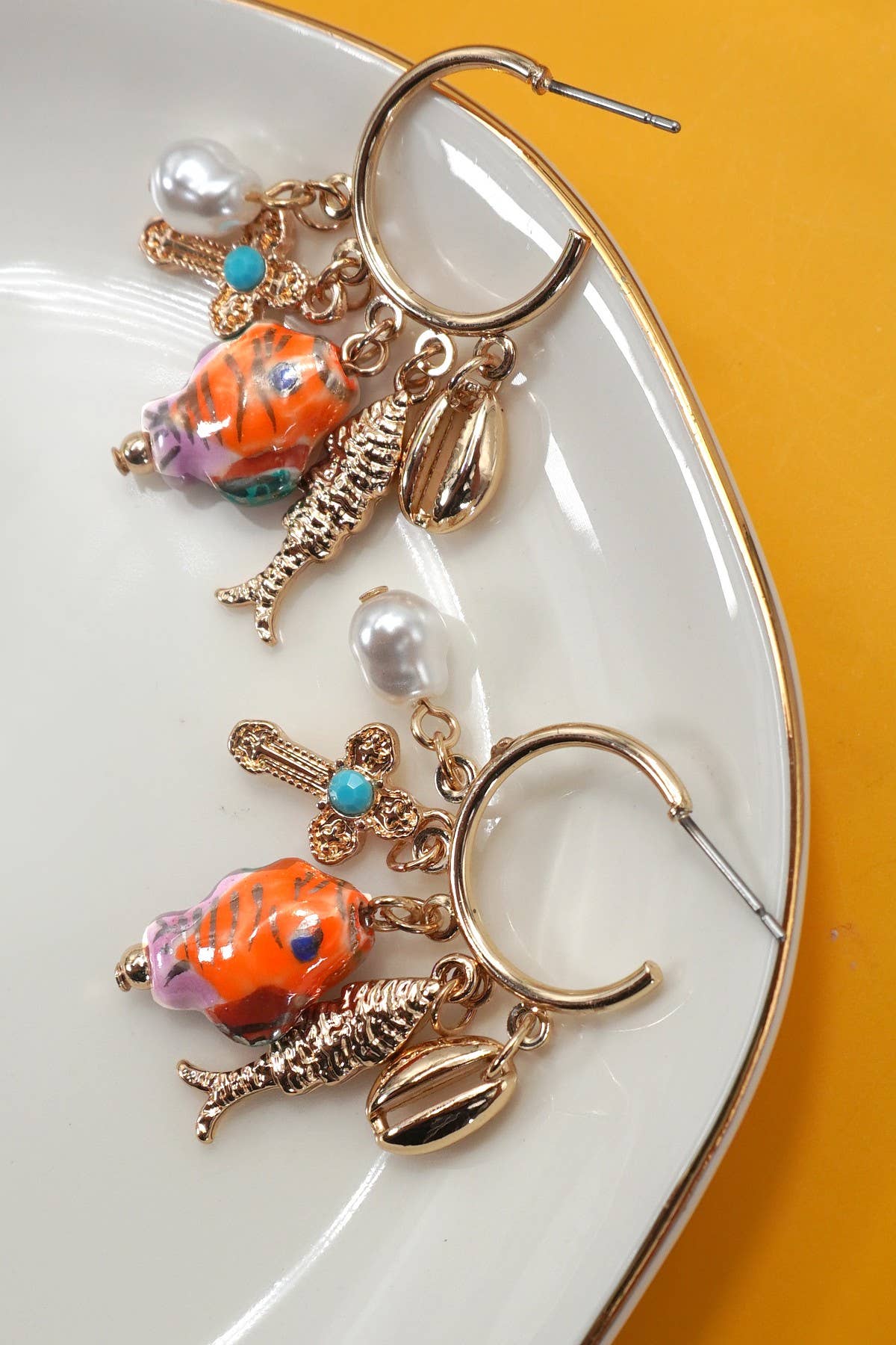 Ocean Charm Hoop