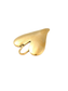 Gold Statement Heart Charm