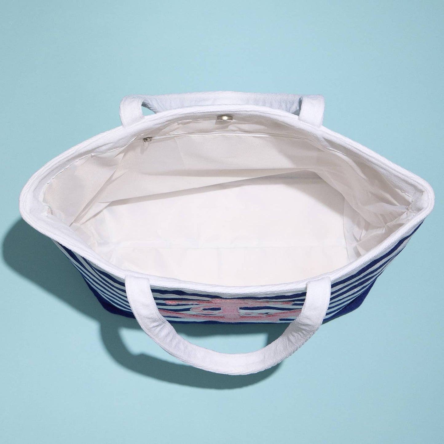 Anchor Striped Tote Bag: Two Colors