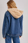 The Luxe Faux Fur Denim Jacket