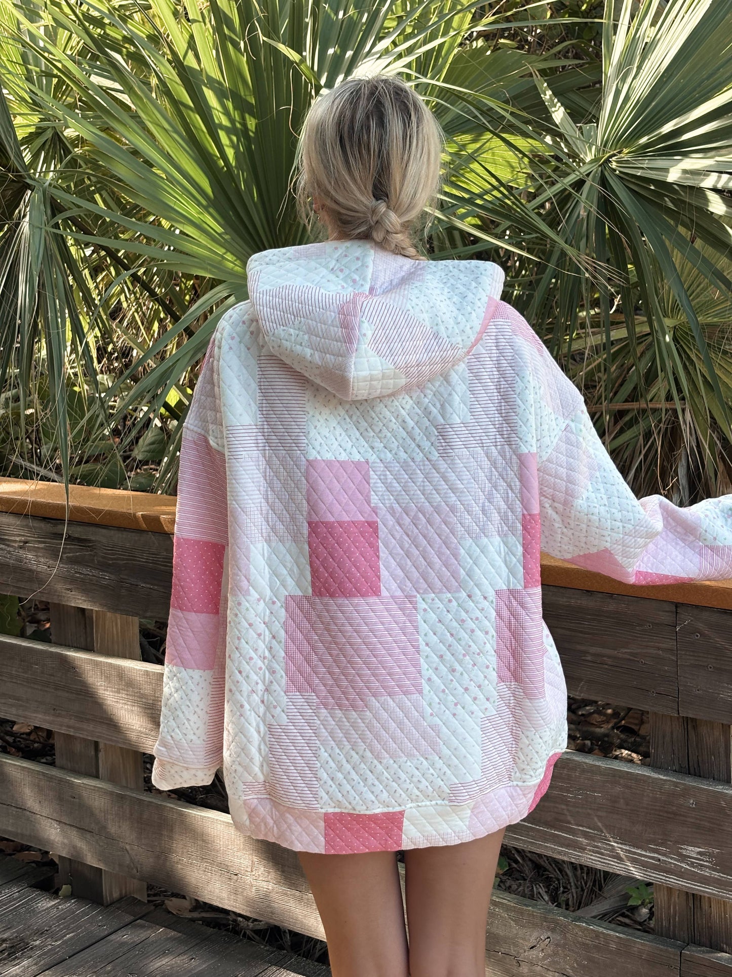 Margo Quilted Patchwork Hoodie