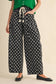 Polka Dot Pleated Barrel Pants - 3 Colors Available