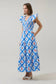 Lobster Bay Sunfire Tiered Midi Dress Pre Order