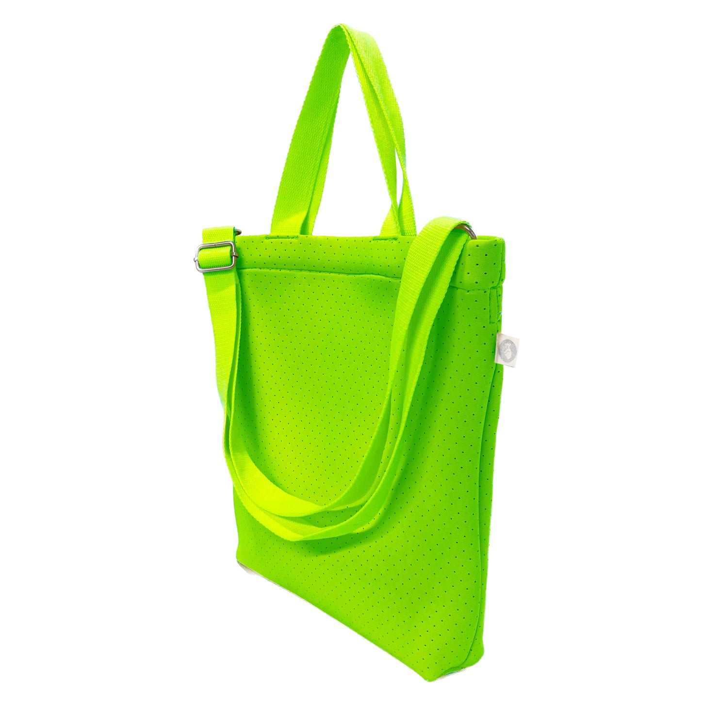 Neoprene Town Crossbody Bag - Neon Green