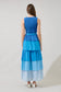 Zoria Smocked Tiered Maxi Dress