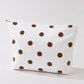 Corduroy Polka Dot Cosmetic Bag