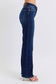 Judy Blue Jeans: Straight Leg with Fray Hem