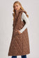 Diamond Quilted  Puffer Vest: 2 Colors