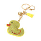 Studded Duck Tassel Bag Charm