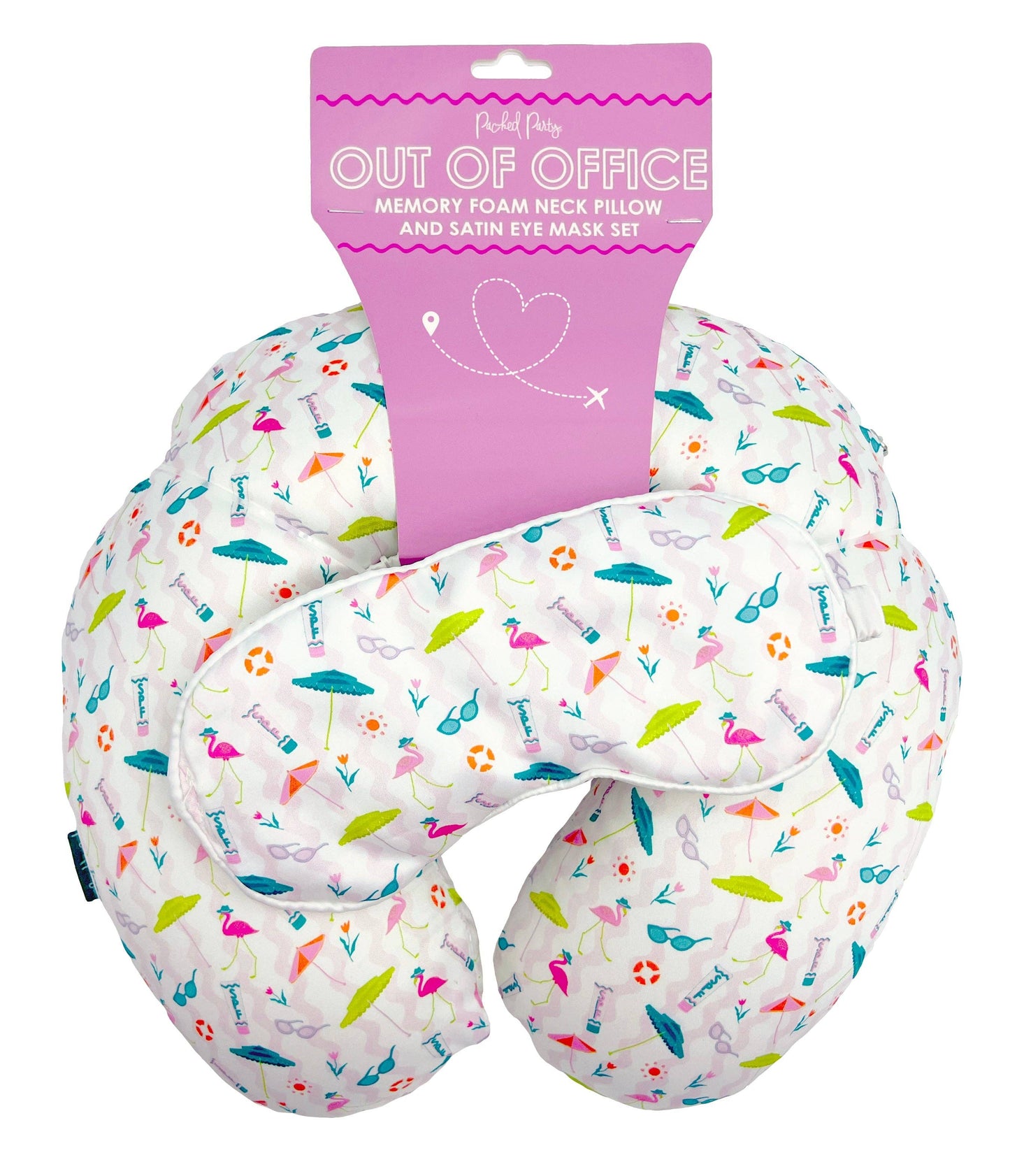 Out of Office Neck Pillow & Sleep Mask Set