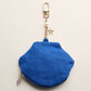 Sea Shell Charm Keychain Mini Pouch