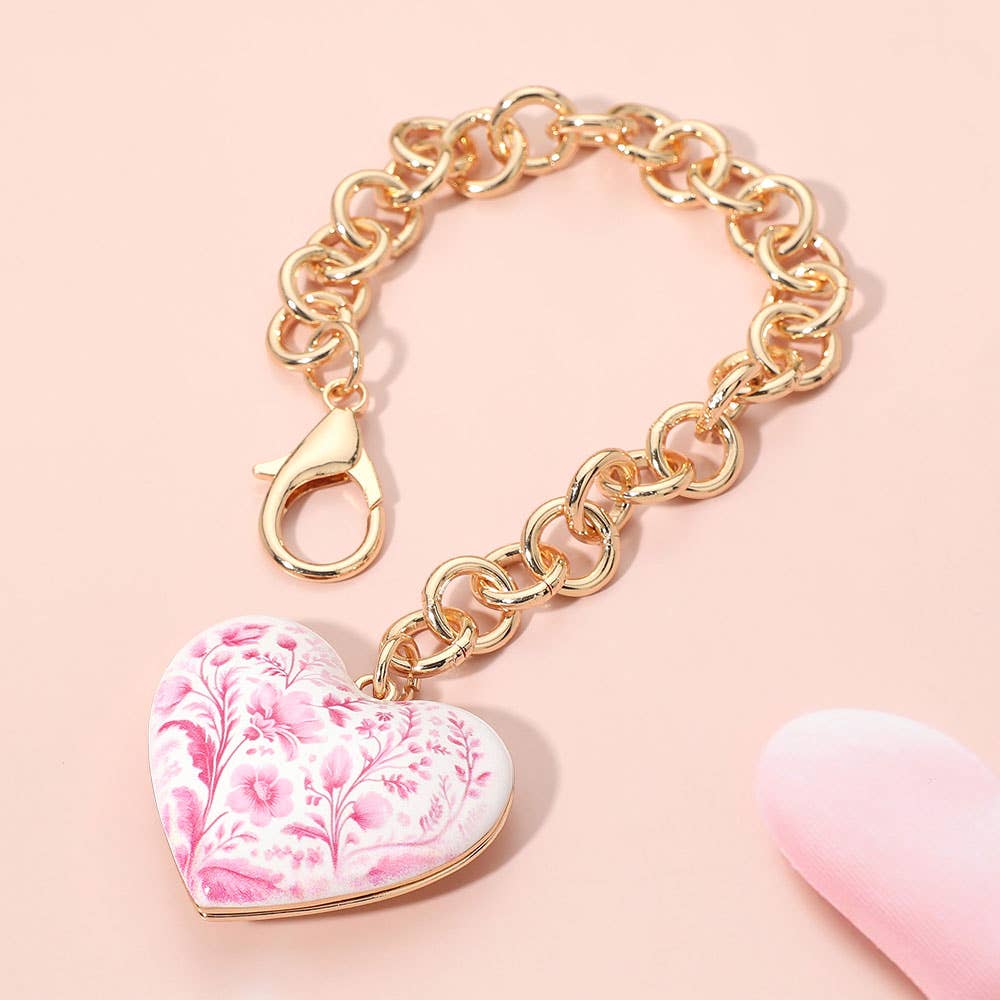 Chunky Floral Bag Charm
