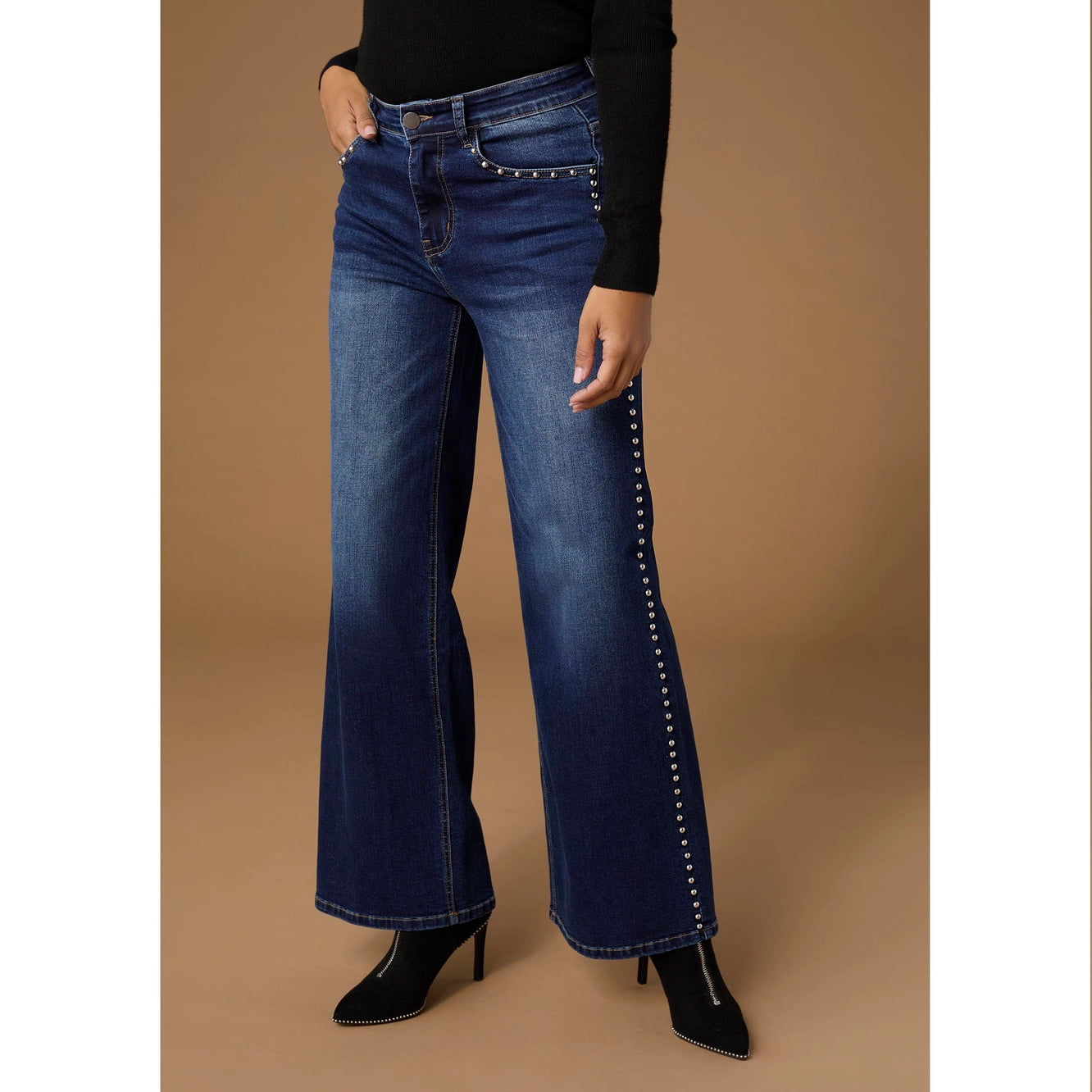 The Studded Icon Wide Leg