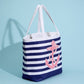 Anchor Striped Tote Bag: Two Colors