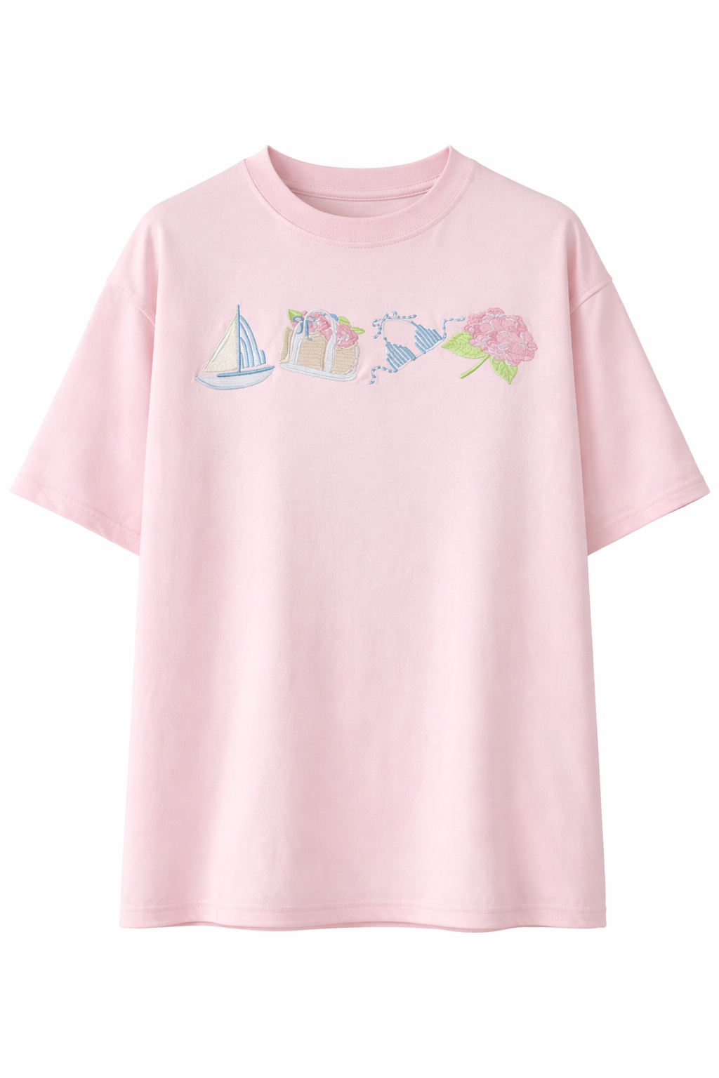 Old Harbor Garden Embroider Tee