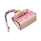 House Printed Faux Leather Elegant and Stylish Mini Purse / Bag Charm