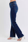 Judy Blue Jeans: Straight Leg with Fray Hem