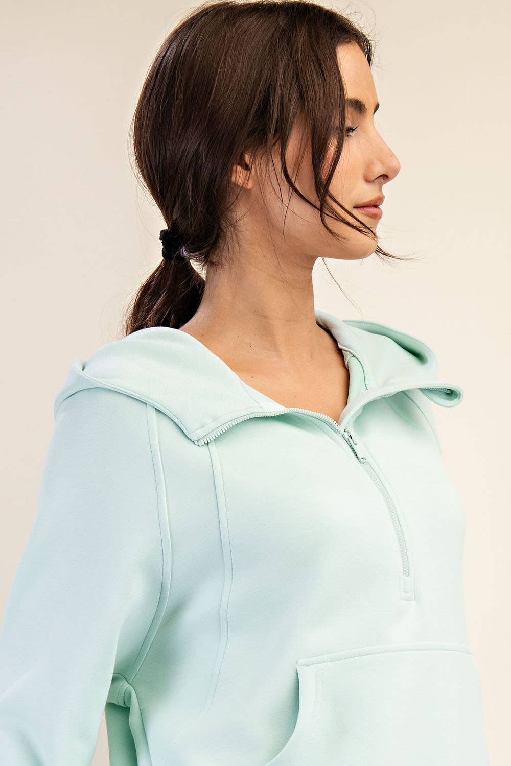 Butter Soft: Quarter zip with Hood