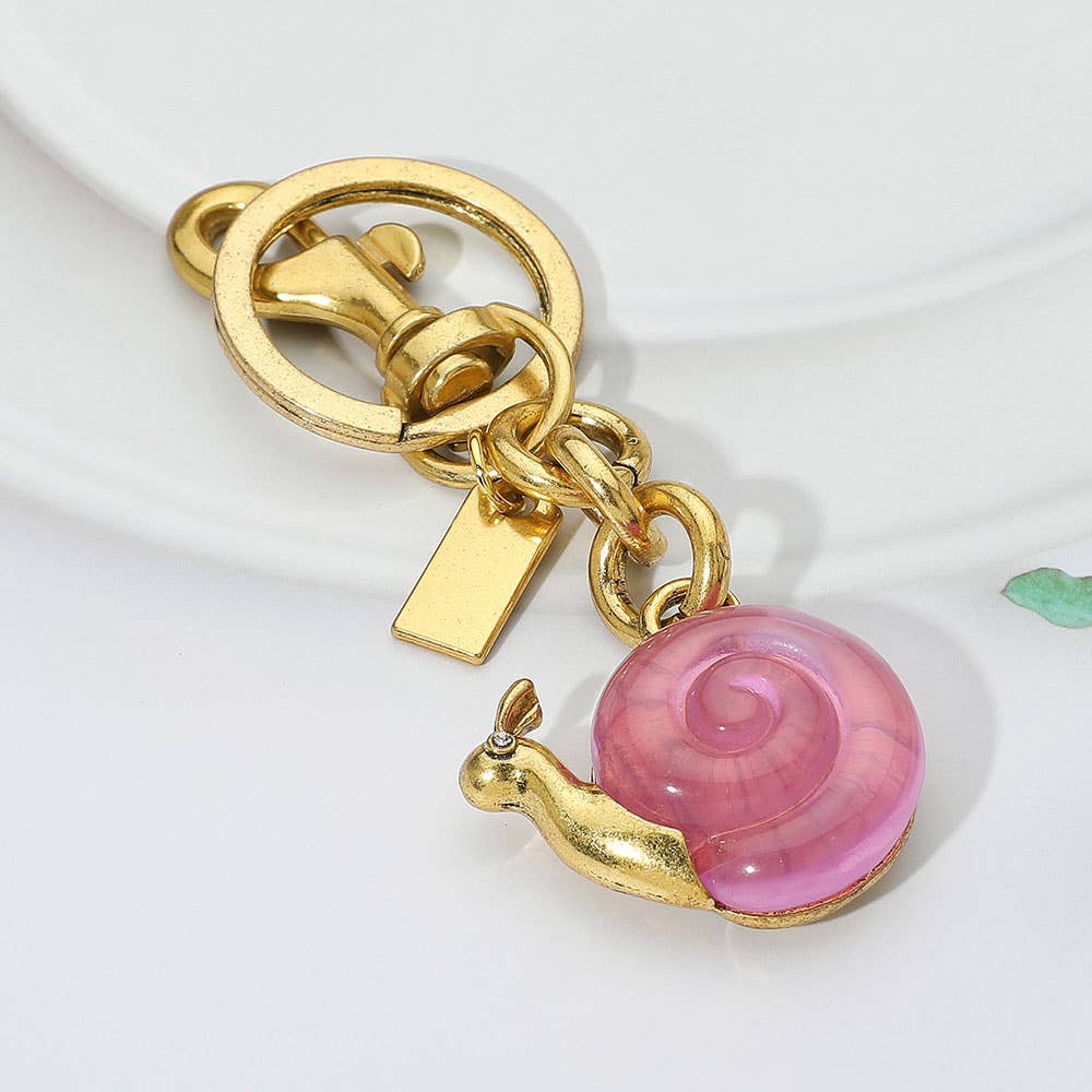 Snail Keychain / Bag Charm