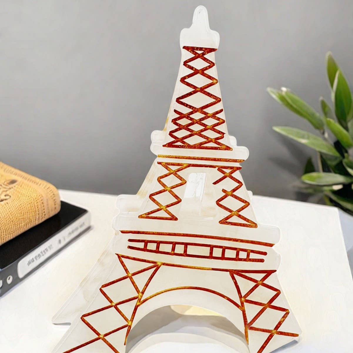 Eiffel Tower Hair Claw, Paris-Inspired Hair Accessory