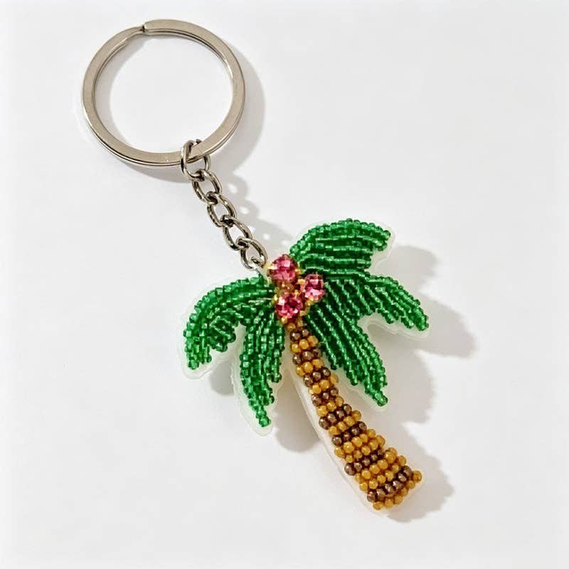 Beaded Palm Bag Charm