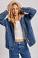 The Luxe Faux Fur Denim Jacket