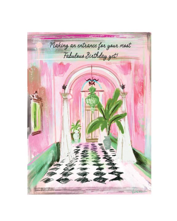 ENTRANCE BIRTHDAY - Note Card