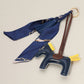 Faux Leather Horse Tassel Scarf Keychain / Bag Charm