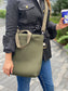 Neoprene Town Crossbody Bag - Olive