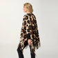 Leopard Wrap with Fringe
