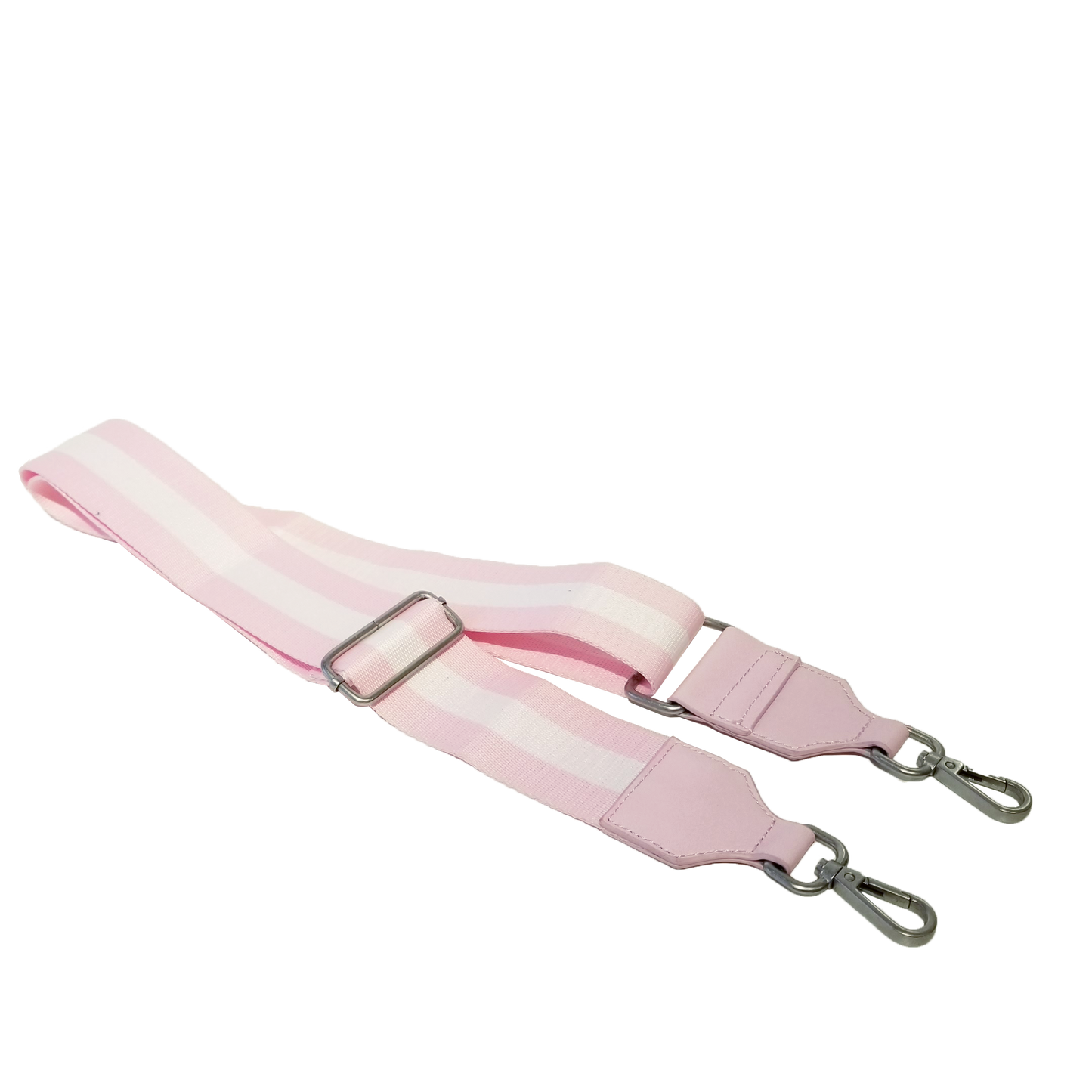 Stripe Crossbody Strap - Pink And White