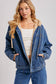 The Luxe Faux Fur Denim Jacket