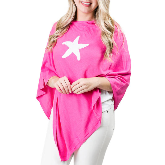 Starfish Boardwalk Poncho