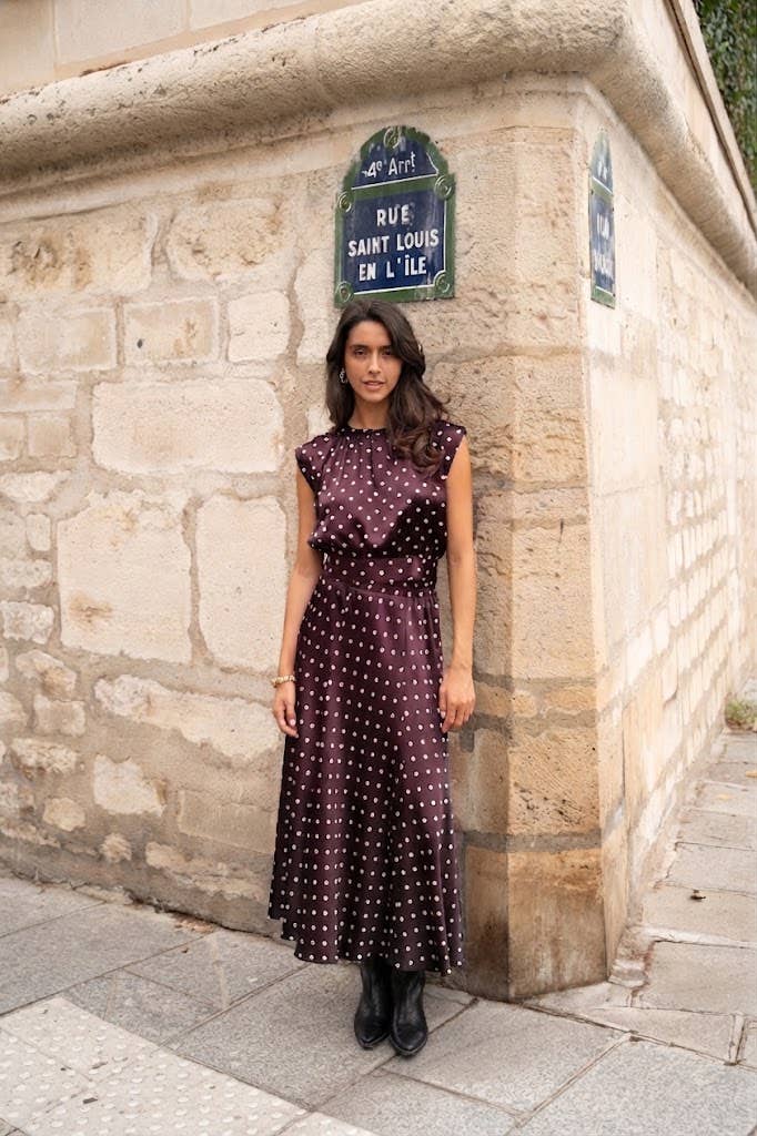 Parisian Polka dot top