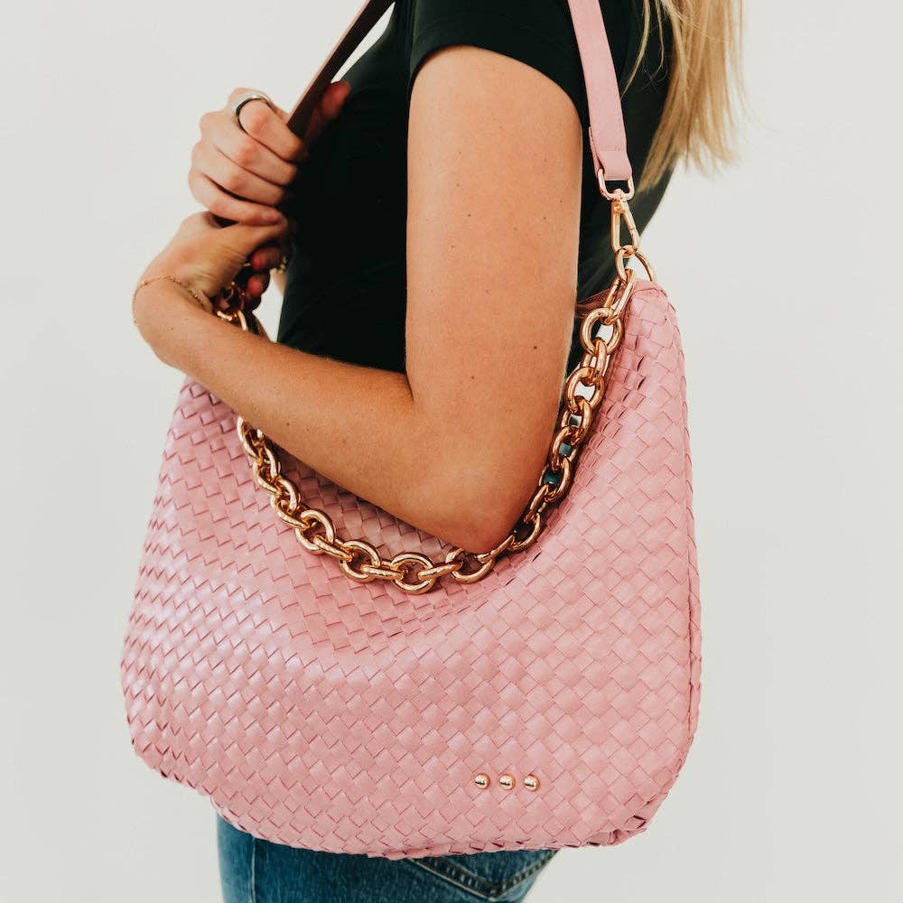 Sienna Slouchy Woven Shoulder Bag: 5 colors!