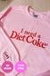 I Need A Diet Coke embroidered crewneck